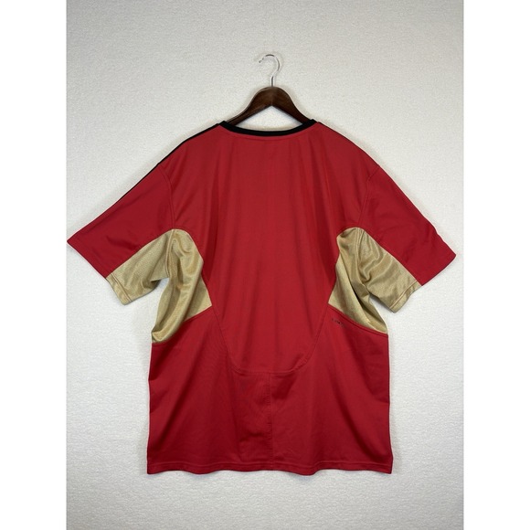 Adidas All Blacks Training Jersey New Zealand Rugby Red Climacool Mens 3XL - Picture 3 of 13